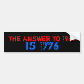 Big Brother 1984 Bumpersticker (Voorkant)