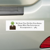 Big Brother 1984 Bumpersticker - Macht (Op auto)