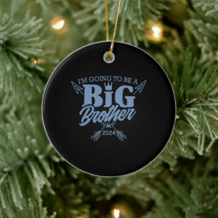 Big Brother 2024: Perfecte Geboorte Gift! Keramisch Ornament