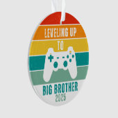 Big Brother 2025 Nivellering omhoog retro gamer ba Ornament (voorkant)