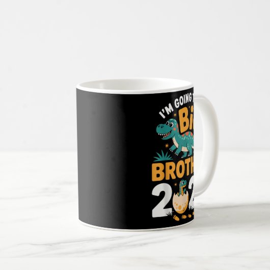 Big Brother 2026 - Dino Zwangerschap Koffiemok (Voorkant rechts)