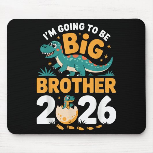 Big Brother 2026 - Dino Zwangerschap Muismat (Voorkant)