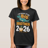 Big Brother 2026 - Dino Zwangerschap T-shirt (Voorkant)