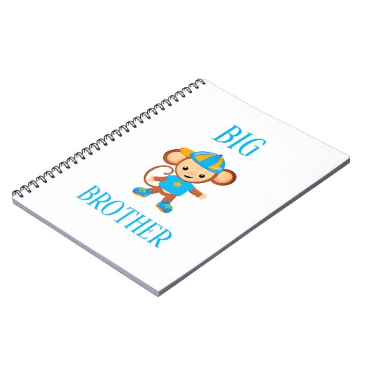 Big Brother Aangepaste Monkey-tekst Notitieboek (Linkerzijde)
