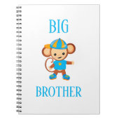 Big Brother Aangepaste Monkey-tekst Notitieboek (Voorkant)
