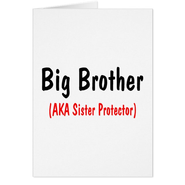 Big Brother (AKA Zuster Protector) (Voorkant)