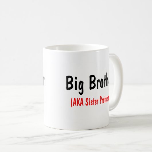 Big Brother (AKA Zuster Protector) Koffiemok (Voorkant rechts)