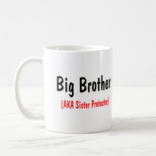 Big Brother (AKA Zuster Protector) Koffiemok (Links)