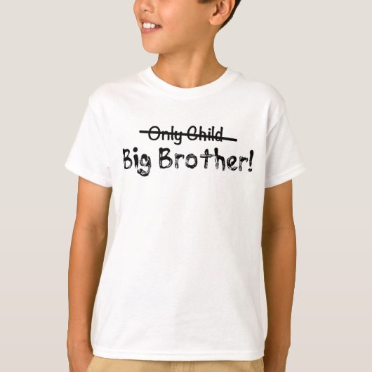Big Brother (alleen kind doorgehaald) Cute and Fun T-shirt (Voorkant)