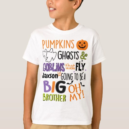 Big Brother Announcement Shirt Halloween (Voorkant)