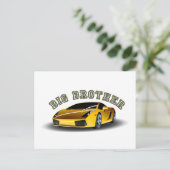 Big Brother Auto Briefkaart (Staand voorkant)