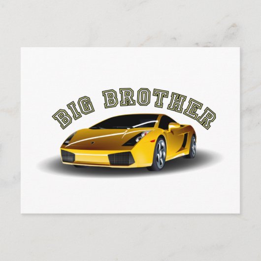 Big Brother Auto Briefkaart (Voorkant)
