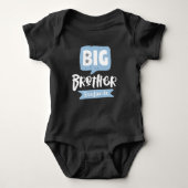 Big Brother Baby Aankondiging Naam & Monogram Romper (Voorkant)