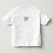 Big Brother Baby Aankondiging Naam & Monogram Todd Kinder Shirts (Achterkant)