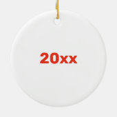 Big Brother, Baby zuster Big Brother, jaar van naa Keramisch Ornament (Achterkant)