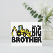 Big Brother Backhoe Briefkaart (Staand voorkant)