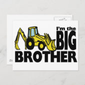 Big Brother Backhoe Briefkaart (Voorkant / Achterkant)