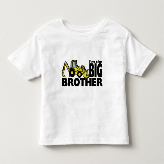 Big Brother Backhoe Kinder Shirts (Voorkant)
