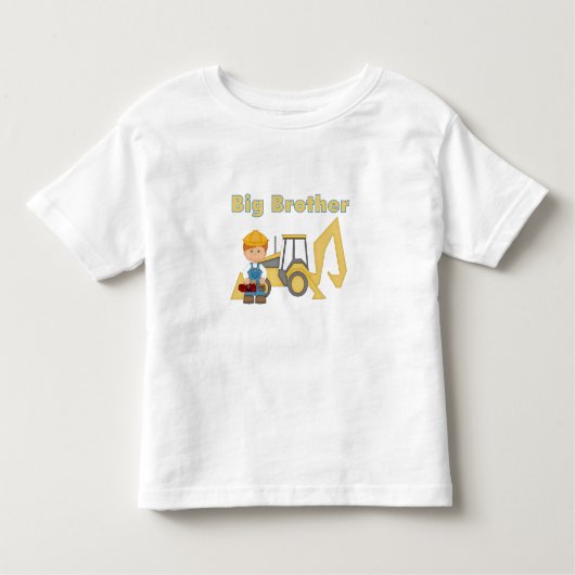 Big Brother Backhoe Kinder Shirts (Voorkant)