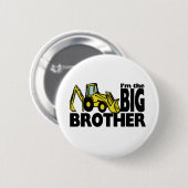 Big Brother Backhoe Ronde Button 5,7 Cm (Voorkant /achterkant)