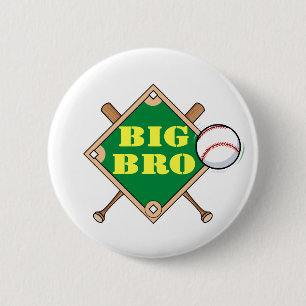 Big Brother Baseball Diamond Ronde Button 5,7 Cm