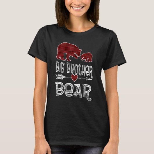 Big Brother Beer Buffalo Red Pset Arrow Kerstmis T-shirt (Voorkant)