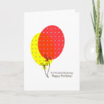 Big Brother Birthday-kaarten, grote kleurrijke bal Kaart<br><div class="desc">Een eenvoudige,  schone,  mooie en kleurrijke ballonkaart voor een grote broer op zijn verjaardag. De binnentekst is aanpasbaar.</div>