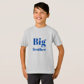 Big Brother Blauwe letters Jongens T-shirts (Voorkant volledig)