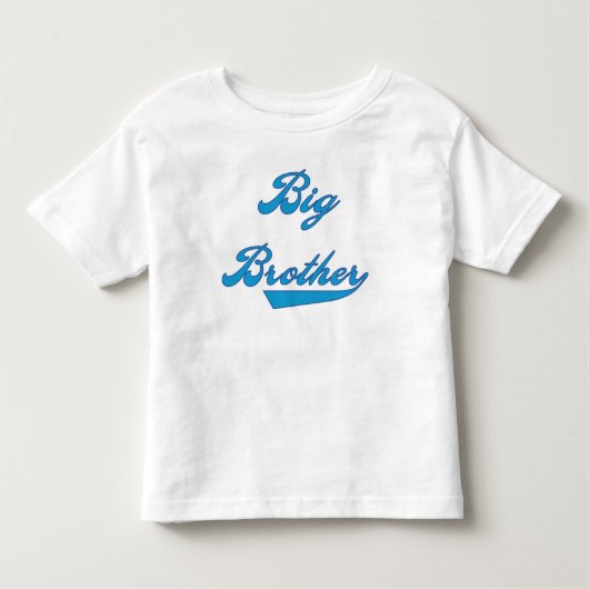 Big Brother Blue-tekst Kinder Shirts (Voorkant)