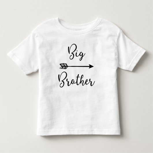 Big Brother ~ Brother Design Arrow Kinder Shirts (Voorkant)