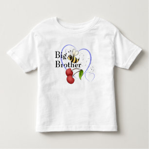 Big Brother Bumble bee Cherry Blue Heart Kinder Shirts