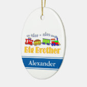 Big Brother Choo Choo Train Keramisch Ornament (Links)