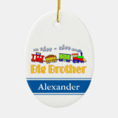 Big Brother Choo Choo Train Keramisch Ornament (Voorkant)