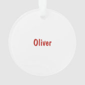 Big Brother club verrassing upgrade 2025 broer of  Ornament (achterkant)