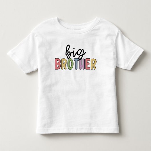 Big Brother Cute promoot aan broer Kinder Shirts (Voorkant)