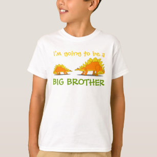 Big Brother Cute Stegosaurus Dinosaurus T-shirt