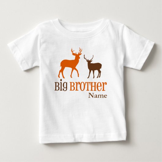 Big Brother Deer Gepersonaliseerd T-shirt (Voorkant)
