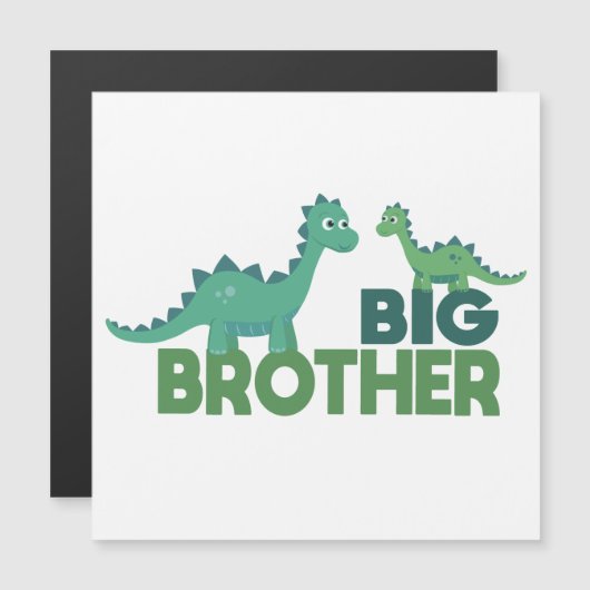 Big Brother dinosaur cartoon jongens (Voorkant / Achterkant)