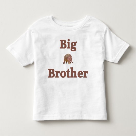 Big Brother Dinosaur Kinder Shirts (Voorkant)