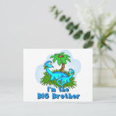 Big Brother Dinosaurs Briefkaart (Staand voorkant)