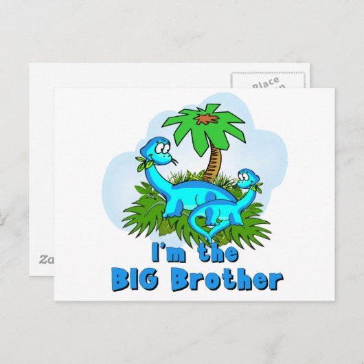 Big Brother Dinosaurs Briefkaart (Voorkant / Achterkant)