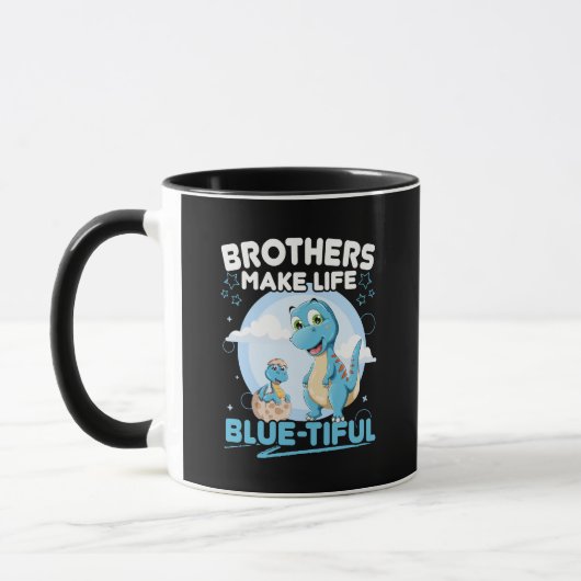 Big Brother Dinosaurus Mooi Leven Pun Mok (Links)