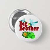 Big Brother Dragonfly Ronde Button 5,7 Cm (Voorkant /achterkant)