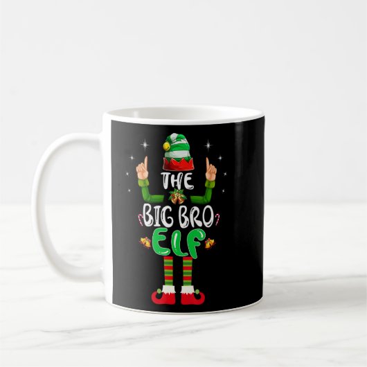 Big Brother Elf Matching Family, Kerstmis Pa Koffiemok (Links)