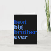 Big Brother Ever Gray With Blue Text Boys _1  Kaart (Voorkant)