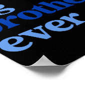 Big Brother Ever Gray With Blue Text Boys _1  Poster (Hoek)