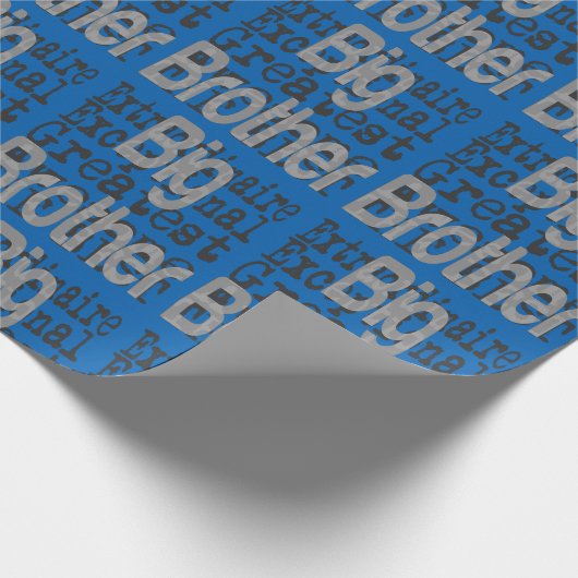 Big Brother Extraordinaire Cadeaupapier (Hoek)