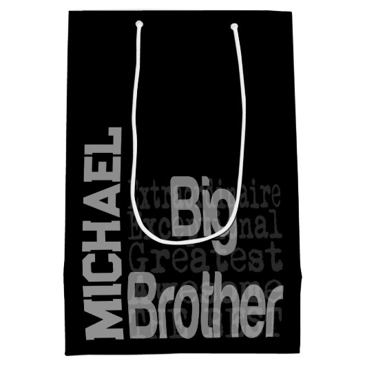 Big Brother Extraordinaire CUSTOM Medium Cadeauzakje (Achterkant)