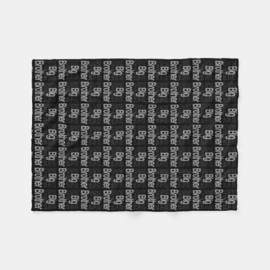 Big Brother Extraordinaire Fleece Deken (Voorkant (Horizontaal))