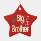 Big Brother Extraordinaire Keramisch Ornament (Voorkant)